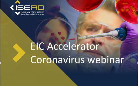 EIC Accelerator Coronavirus webinar 